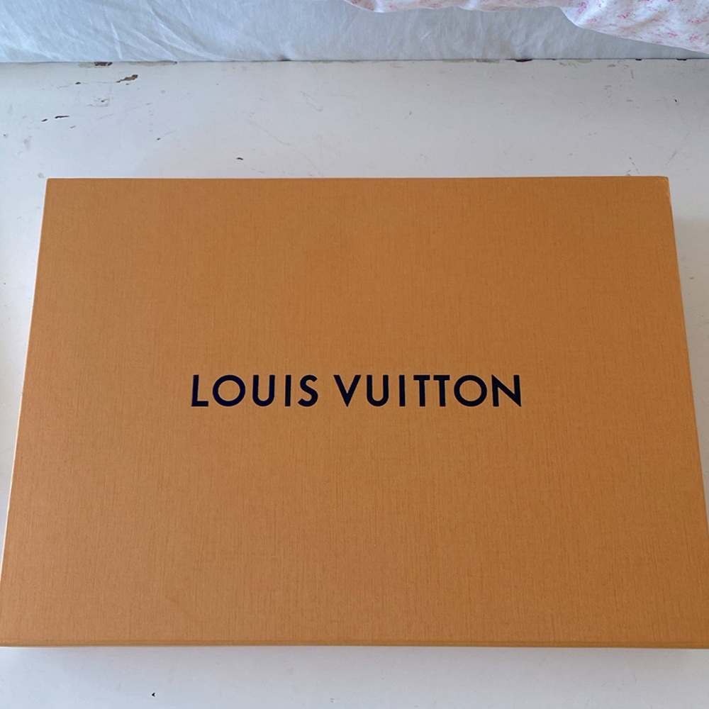 Louis Vuitton large shirt gift box and #12 book 16x12x2 3/4